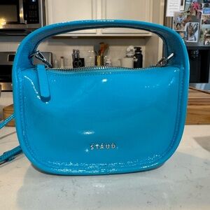 STAUD Blue Crossbody Bag